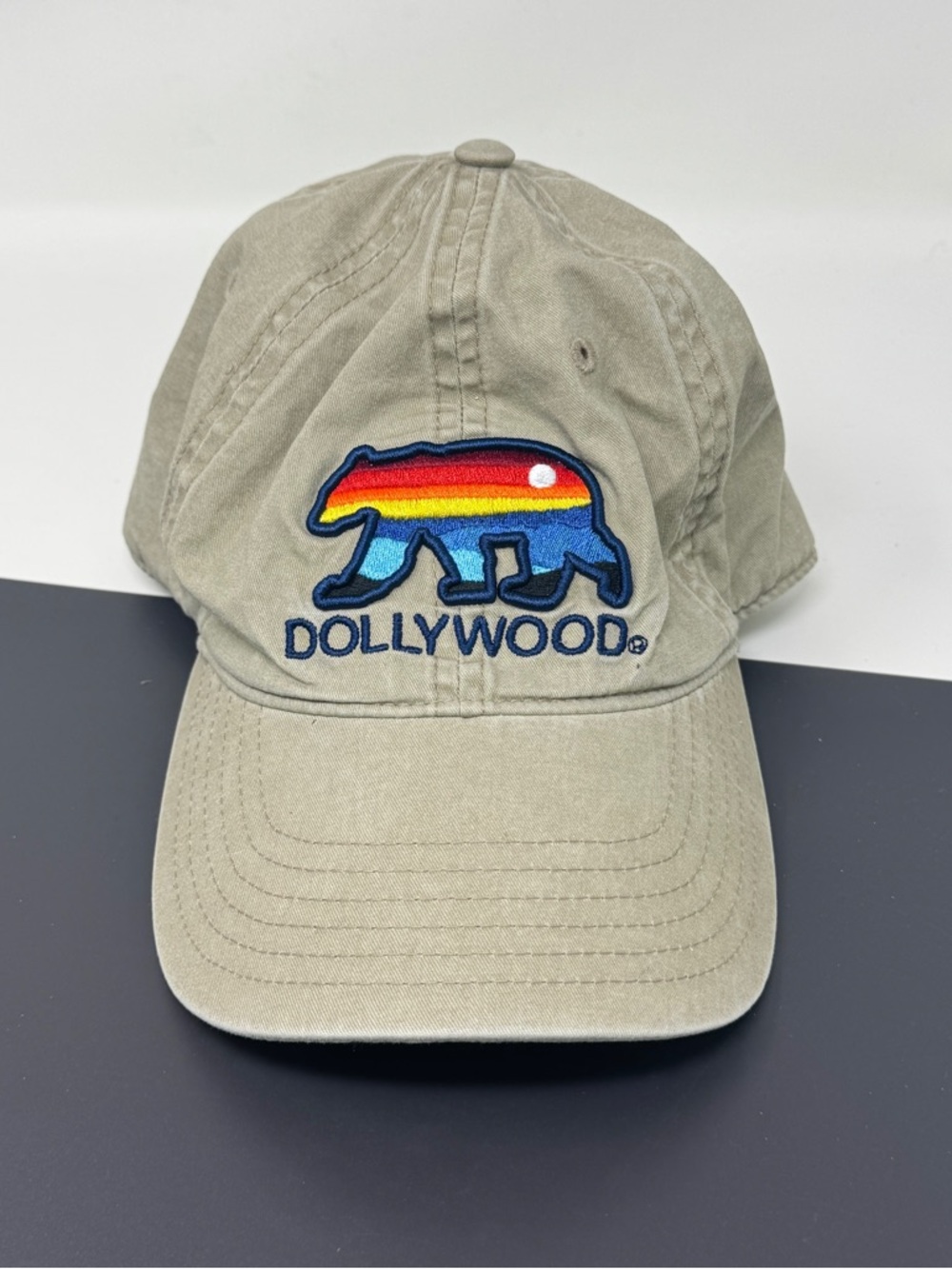 Dollywood hat multicolor smoky mountain bear / adjustable  hat